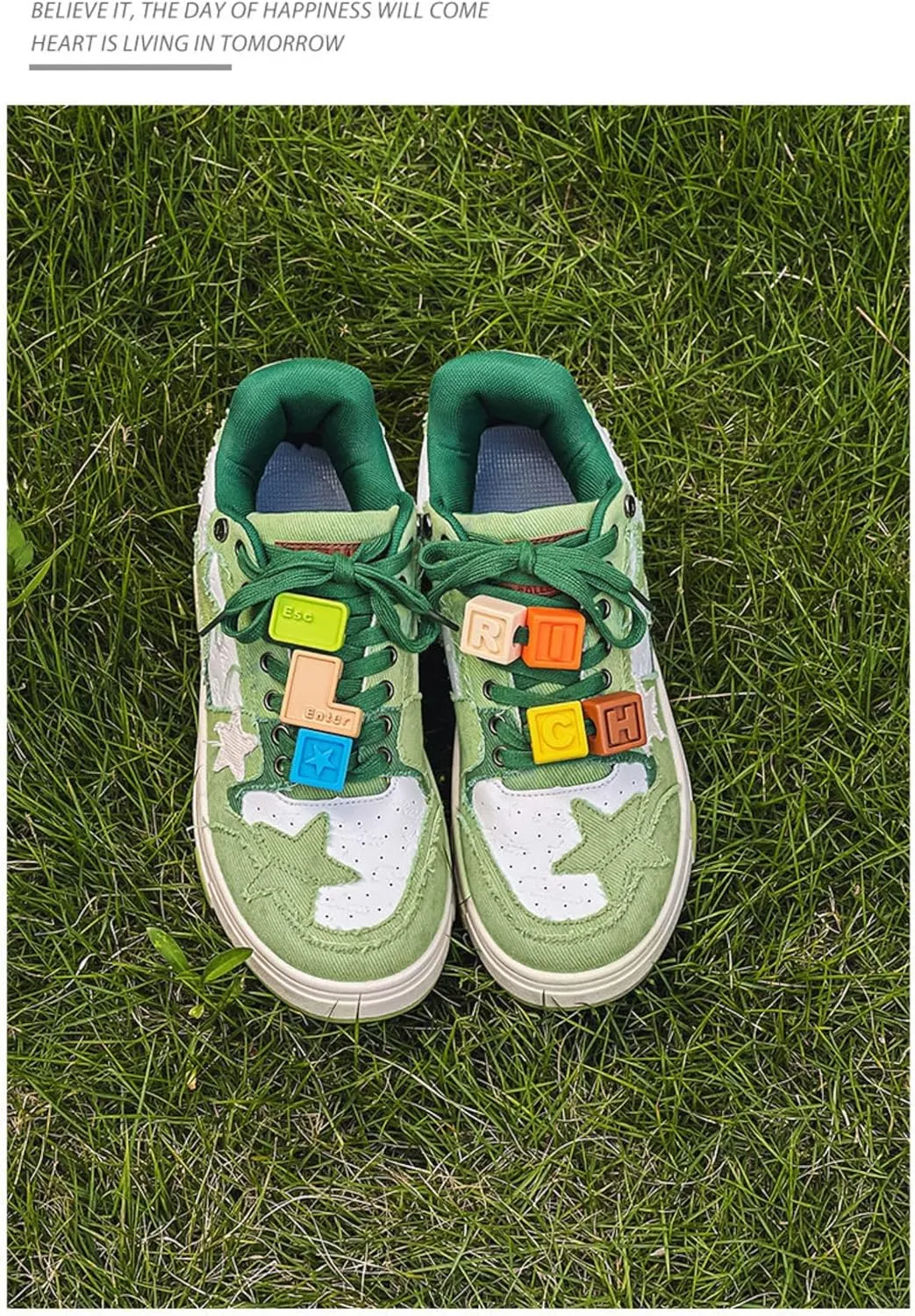 Premium Leather Y2K Retro Star Pattern Sneakers for Casual Wear with Comfortable Fit and Non-Slip Sole