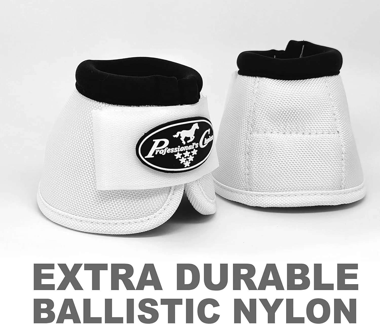 Professional's Choice Ballistic Overreach Bell Boots for Horses | Superb Protection, Durability & Comfort | Quick Wrap Hook & Loop
