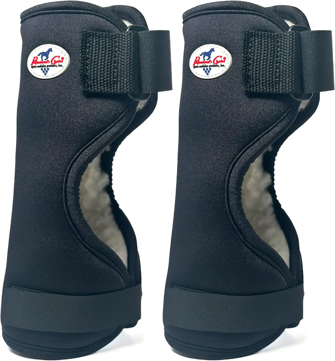 Professional's Choice Quick-Wrap Bell Boots | Ultimate in Hoof and Soft Tissue Protection | 360 Degree Wrap | Large Royal Blue