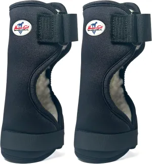 Professional's Choice Quick-Wrap Bell Boots | Ultimate in Hoof and Soft Tissue Protection | 360 Degree Wrap | Large Royal Blue