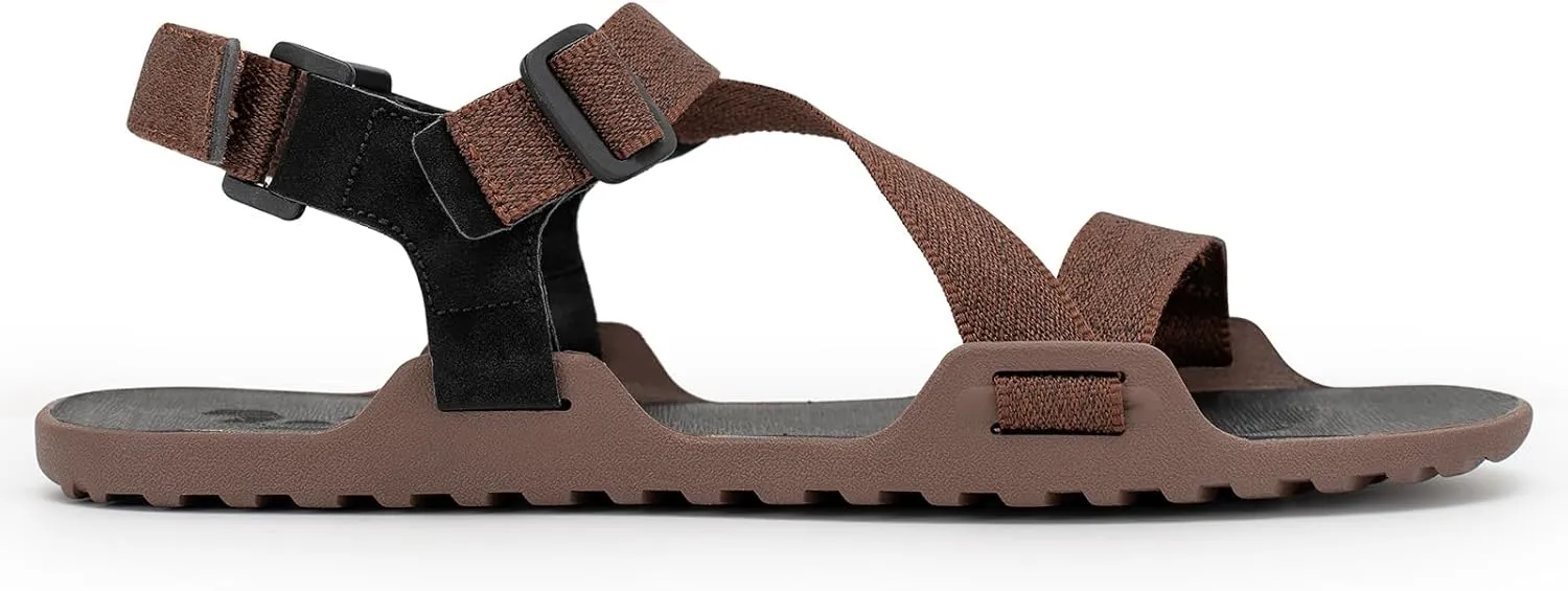 Pulltop Men's Wide Barefoot Sandals - Minimalist | Zero Drop | Ultralight Trail Running Hiking Sandals Adjustable