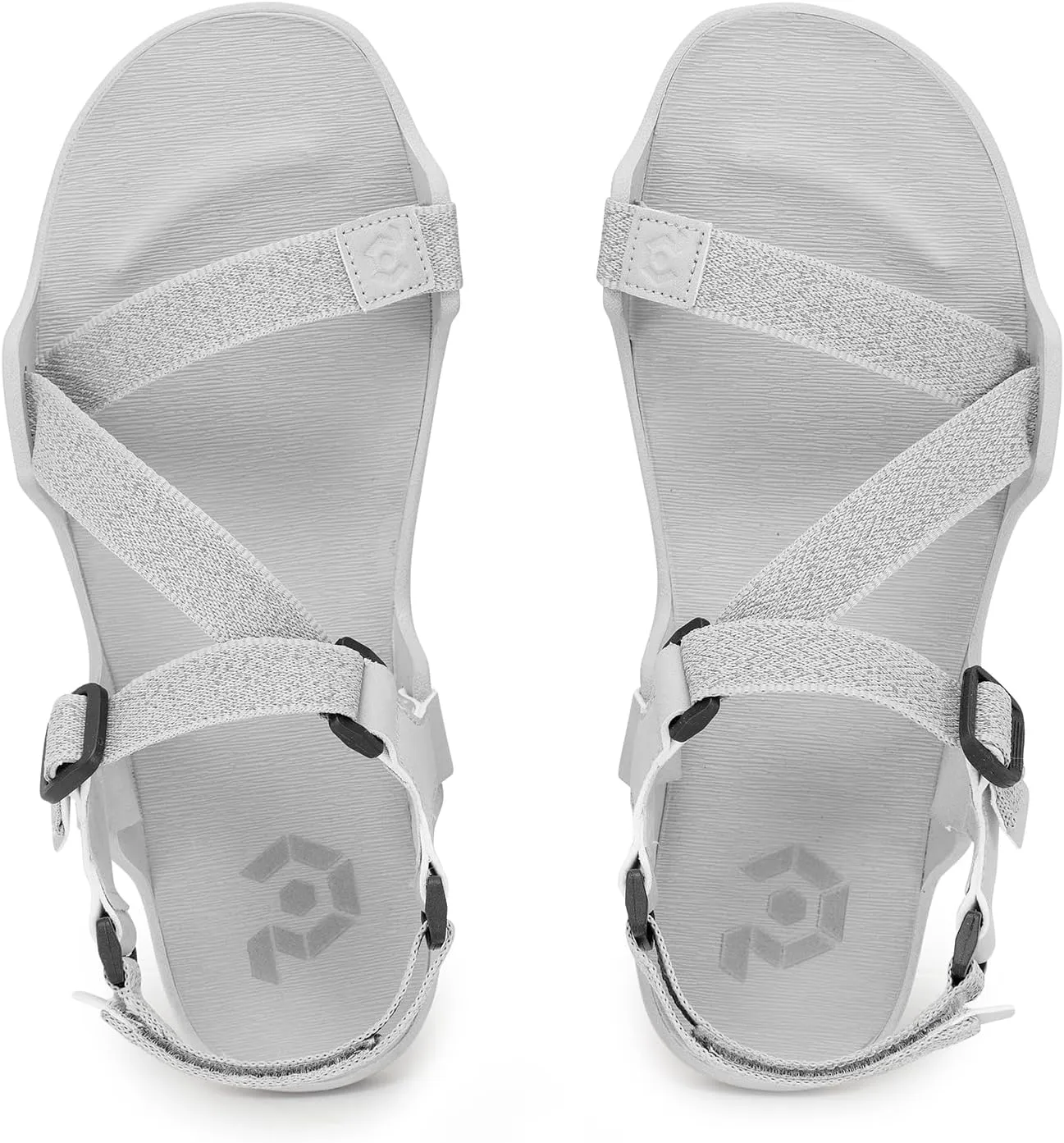 Pulltop Men's Wide Barefoot Sandals - Minimalist | Zero Drop | Ultralight Trail Running Hiking Sandals Adjustable