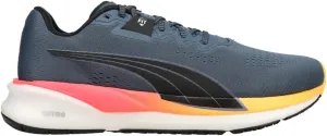 PUMA Mens Eternity Nitro Lace Up Running Sneakers Shoes - Blue - Size 10 M