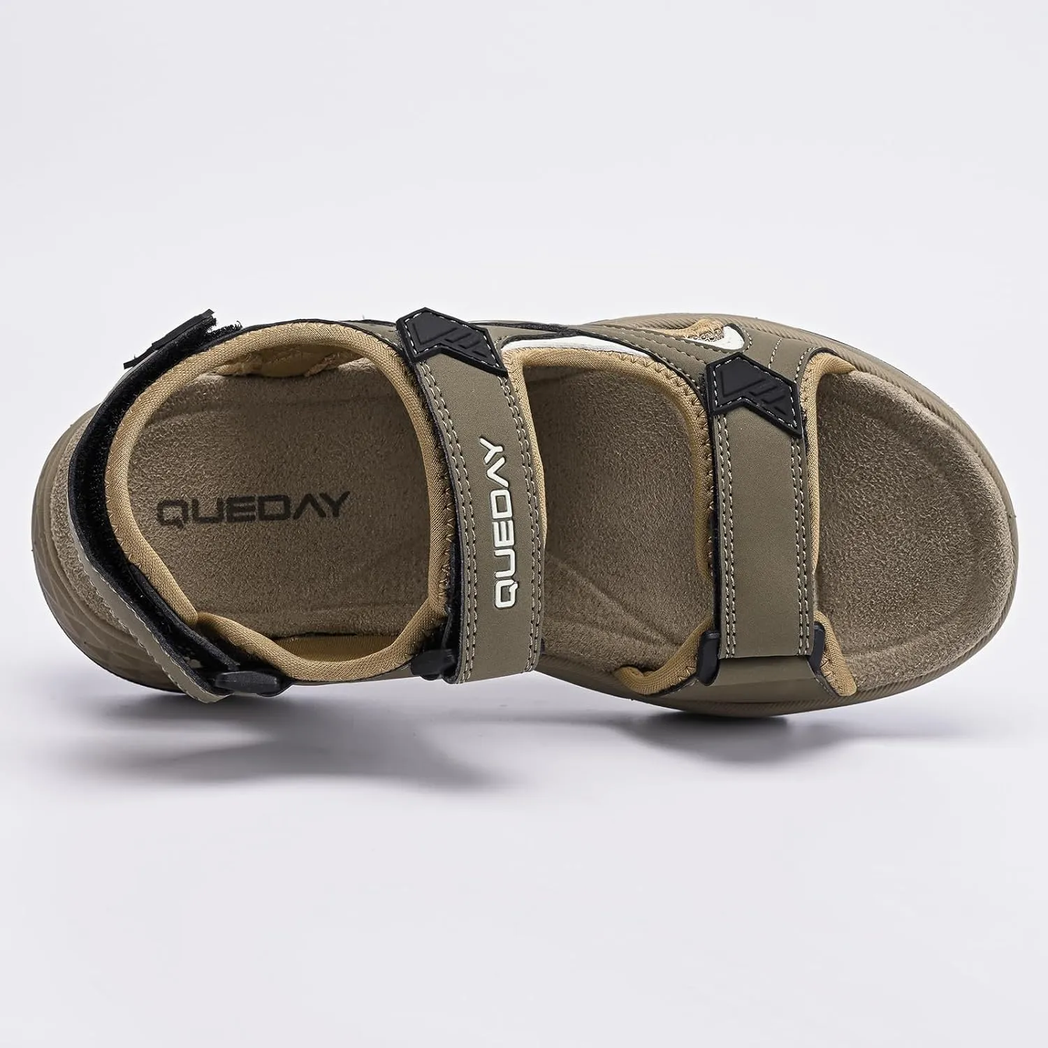 Queday Womens Mens Sport Sandals Outdoor Hiking Sandals with Arch Support Comfortable Athletic Beach Sandals for Travel Walking Trekking Camping