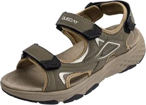 Queday Womens Mens Sport Sandals Outdoor Hiking Sandals with Arch Support Comfortable Athletic Beach Sandals for Travel Walking Trekking Camping