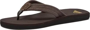 Quiksilver Carver Suede Flip Flops for Men, Arch Support Athletic Mens Sandals, Size 6 to 16 Thong Mens Slides