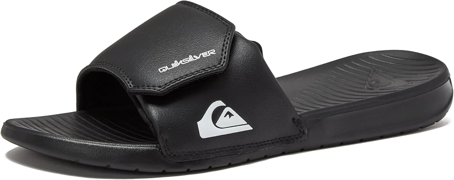 Quiksilver Slides for Men, Arch Support Athletic Mens Sandals, Size 6 to 16