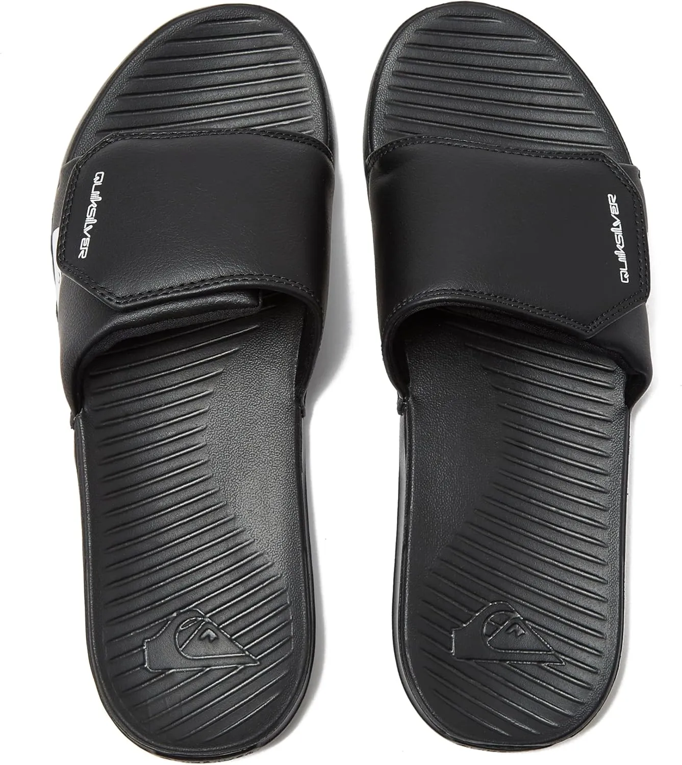 Quiksilver Slides for Men, Arch Support Athletic Mens Sandals, Size 6 to 16
