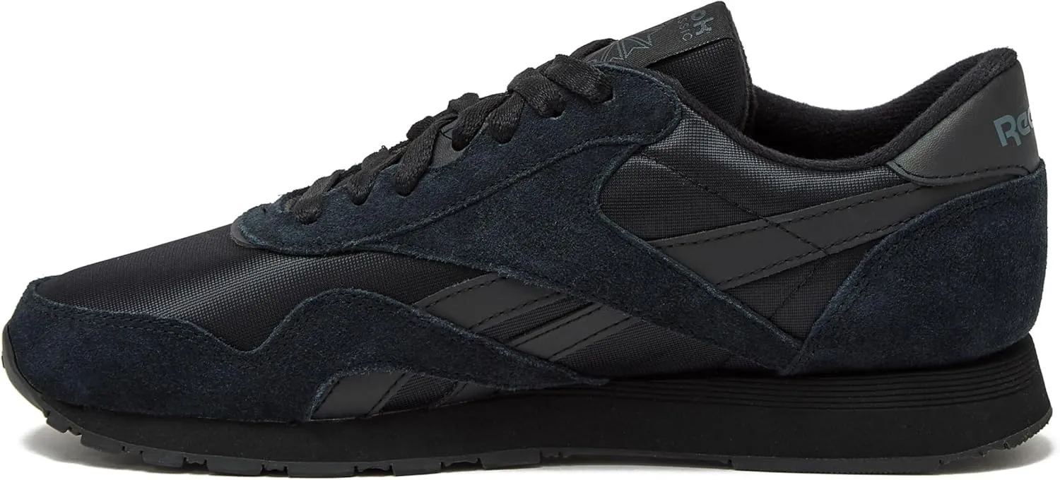 Reebok Mens Classic Cushioned Footbed Faux Leather Running & Training Shoes