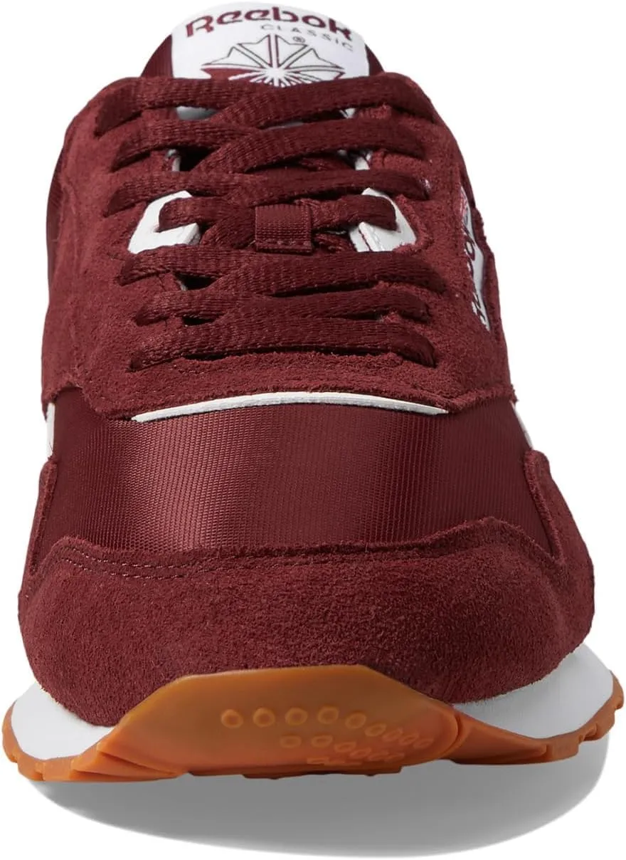 Reebok Mens Classic Cushioned Footbed Faux Leather Running & Training Shoes