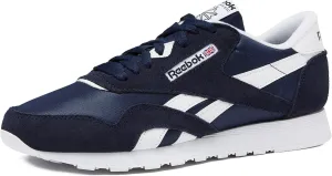 Reebok Mens Classic Cushioned Footbed Faux Leather Running & Training Shoes