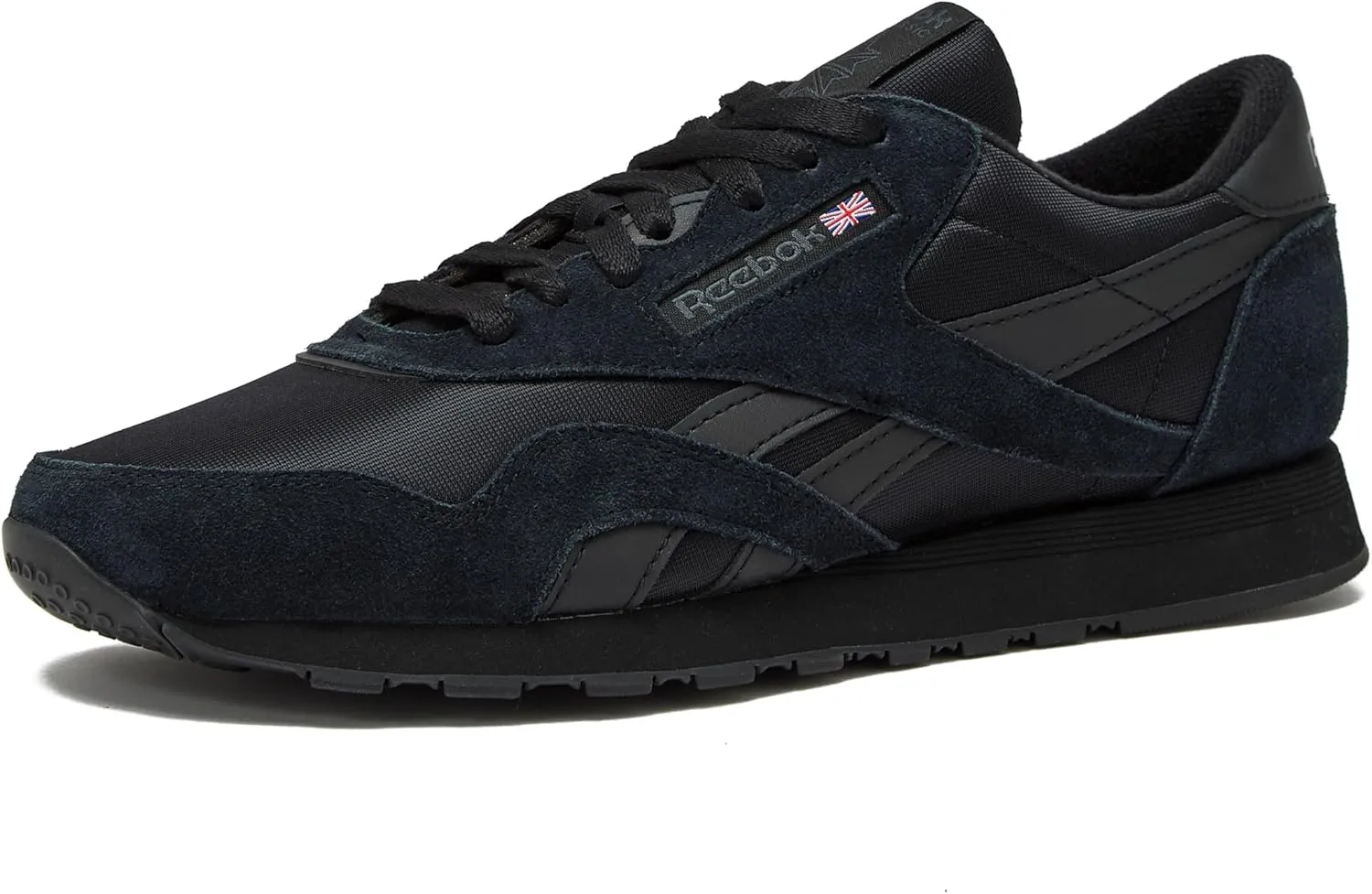 Reebok Mens Classic Cushioned Footbed Faux Leather Running & Training Shoes