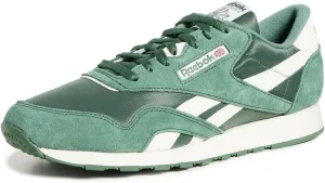 Reebok Mens Classic Cushioned Footbed Faux Leather Running & Training Shoes