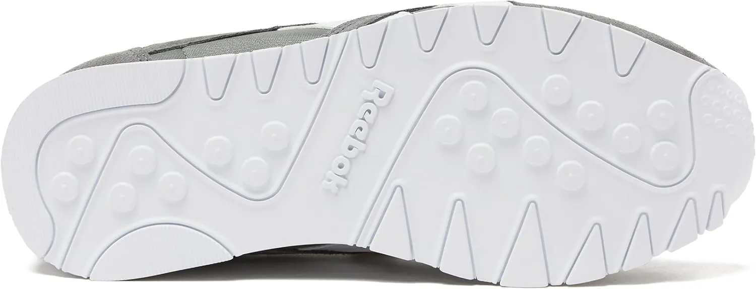 Reebok Mens Classic Cushioned Footbed Faux Leather Running & Training Shoes