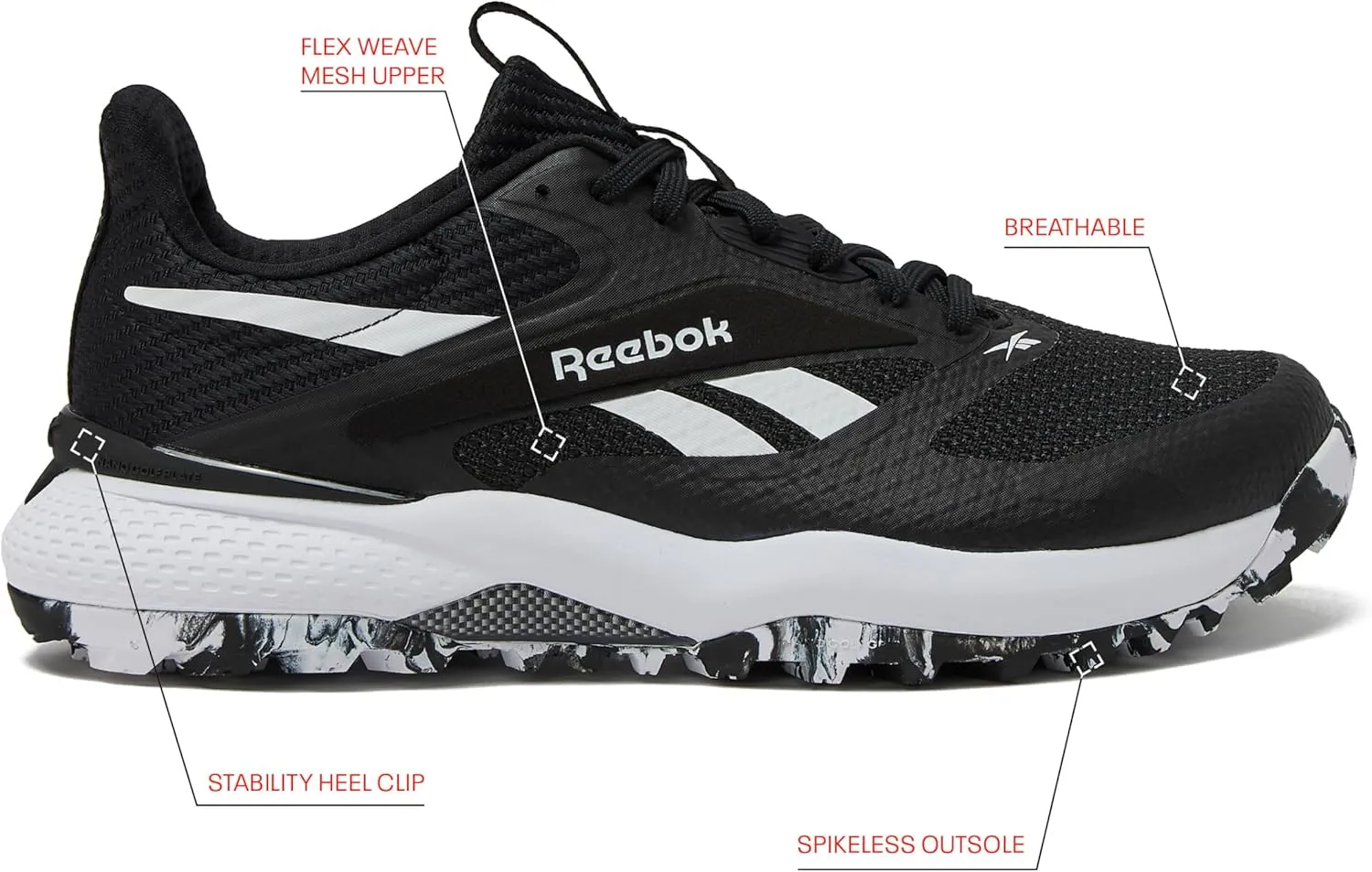 Reebok Unisex-Adult Nano Spikeless Mens Golf Shoes Sneakers