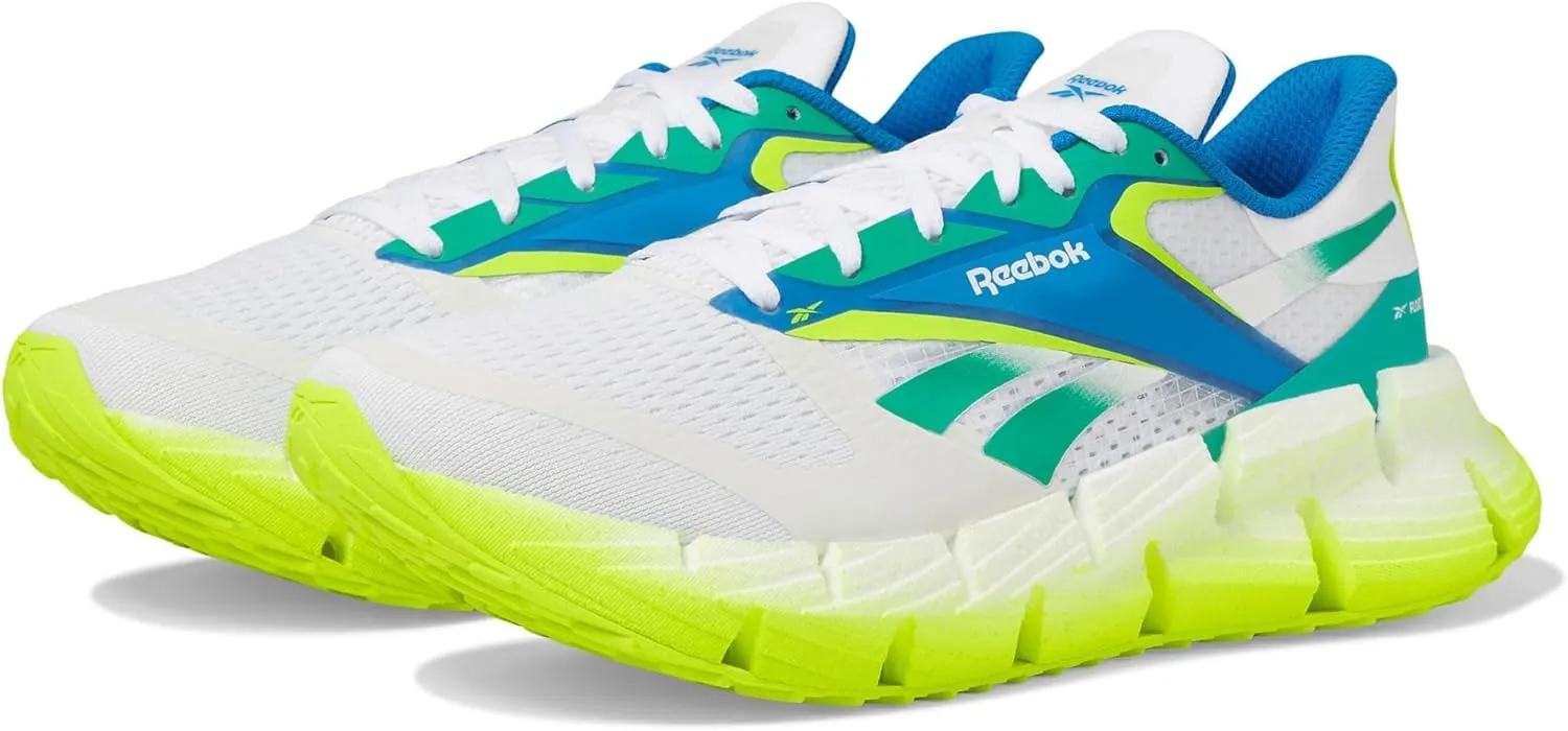 Reebok Women's Floatzig 2 Sneaker, White/Unleashed Green/Digital Lime, 6