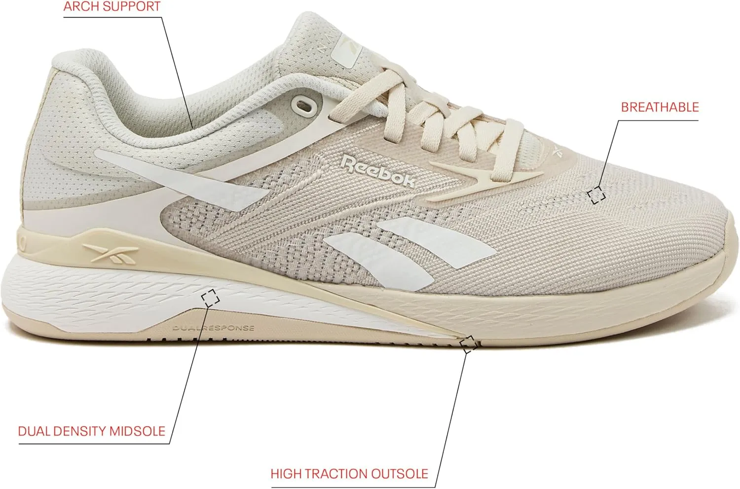 Reebok Women's Nano X5 Sneakers, Cross Training Gym Walking Shoes