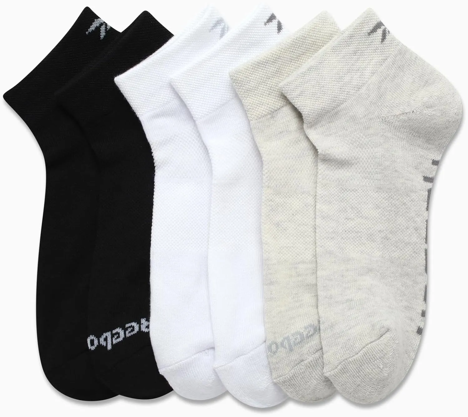 Reebok Womens Socks - 6 Pack Quarter Cut Moisture Wicking Stretch Performance Cushioned Socks for Women (Sizes: 4-10)
