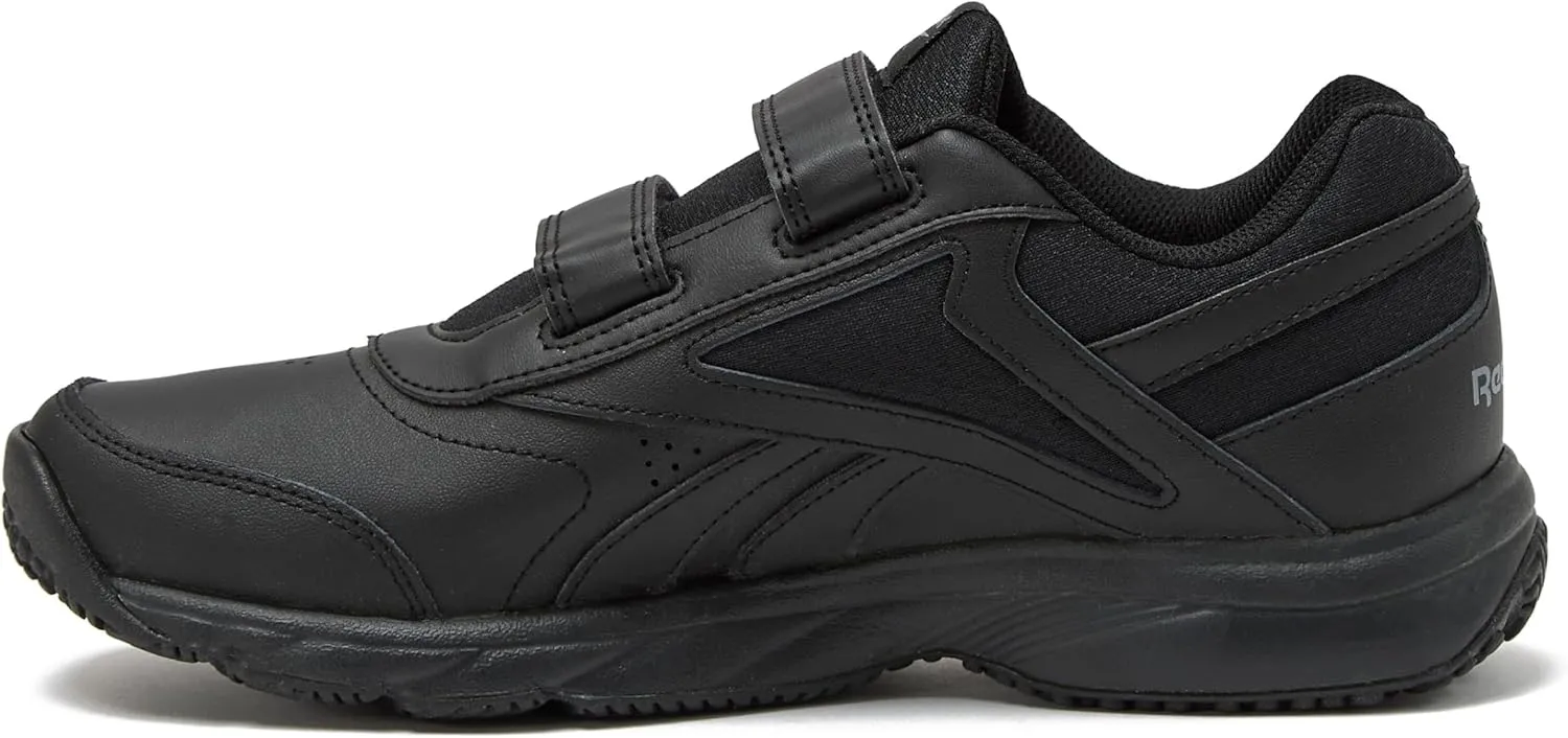 Reebok Work N Cushion Black Non Slip Work Men Shoes, Hook and Loop Mens Walking Shoes
