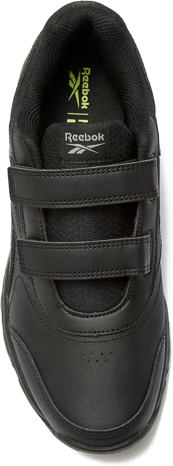 Reebok Work N Cushion Black Non Slip Work Men Shoes, Hook and Loop Mens Walking Shoes