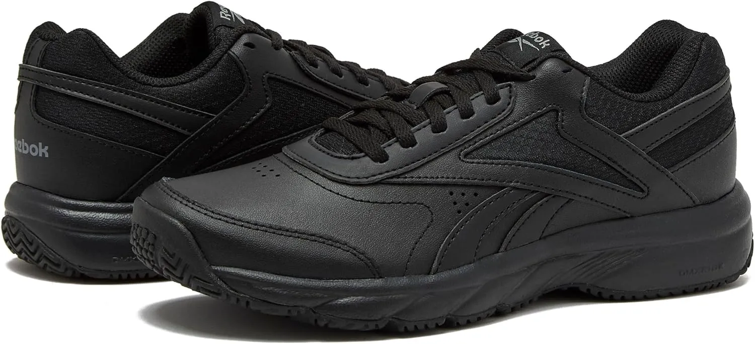Reebok Work N Cushion Non Slip Work Shoes for Men, Black or White Safety Sneakers