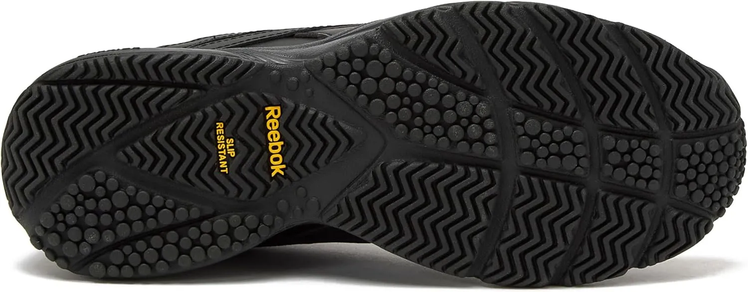 Reebok Work N Cushion Non Slip Work Shoes for Men, Black or White Safety Sneakers