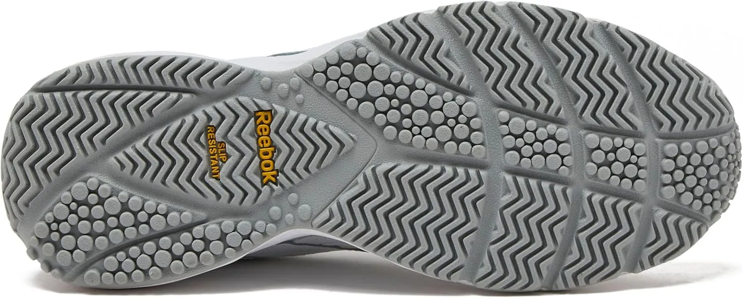 Reebok Work N Cushion Non Slip Work Shoes for Men, Black or White Safety Sneakers