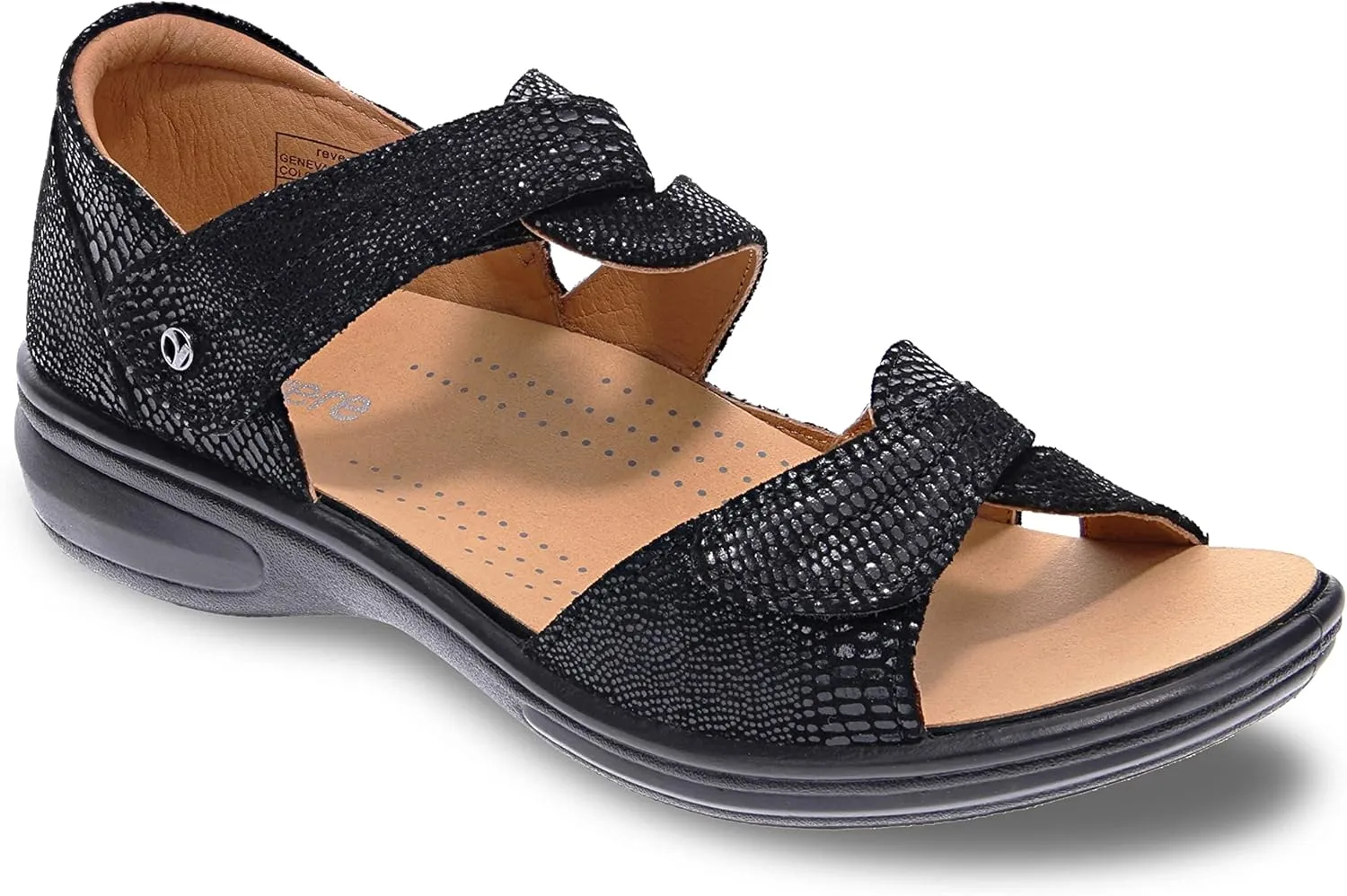 Revere Geneva Women's Closed Heel Sandals - Adjustable Intertwined Straps - Cushioned Outsole - Arch Support - APMA Seal of Acceptance