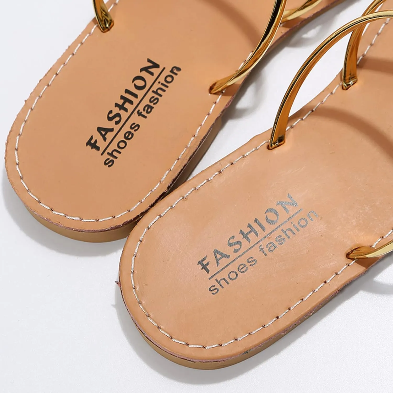 Rhinestone Slippers Flat Sandals For Women,Bohemian Casual Beach Slip on Comfortable Walking Open Toe Shoes For Women Summer Dressy Outdoor Sandals