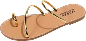 Rhinestone Slippers Flat Sandals For Women,Bohemian Casual Beach Slip on Comfortable Walking Open Toe Shoes For Women Summer Dressy Outdoor Sandals