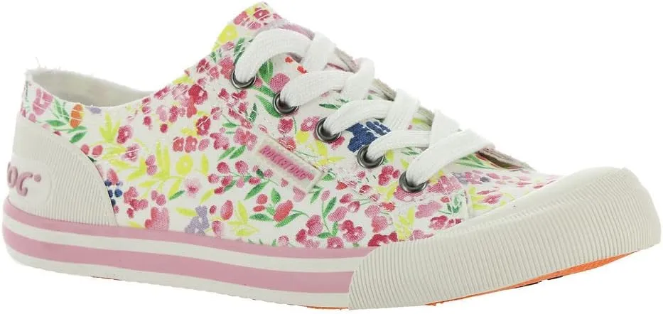 Rocket Dog Jazzin White Multi 6.5 M