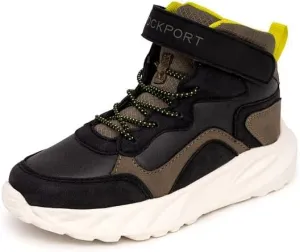 Rockport Boys Kids Hiking Boots – Youth High Top Outdoor Sneakers with Cushioned Insole – Durable Trail Shoes