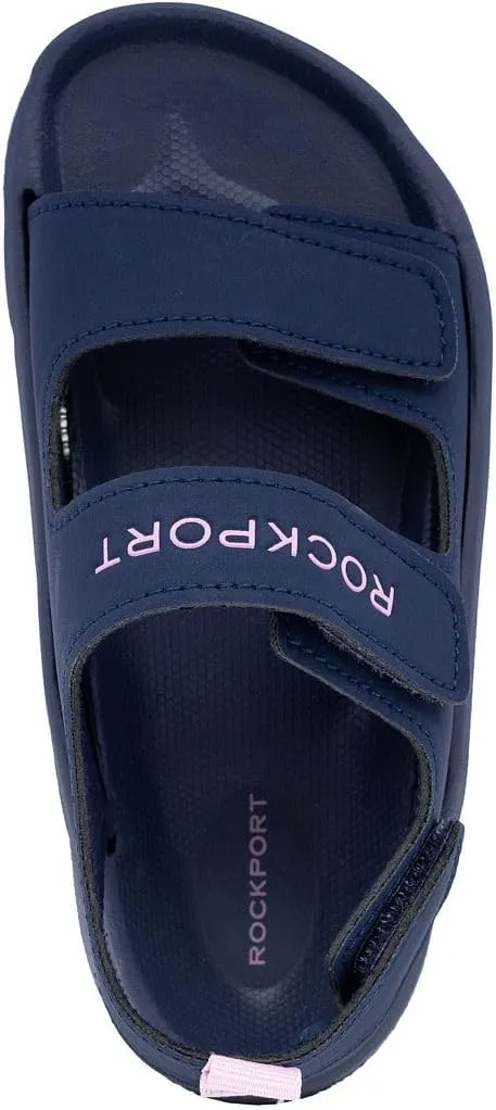 Rockport Kids Sport Sandals with Double Adjustable Straps - Athletic Open-Toe Water Shoes for Boys & Girls (Toddler/Little Kid/Big Kid)