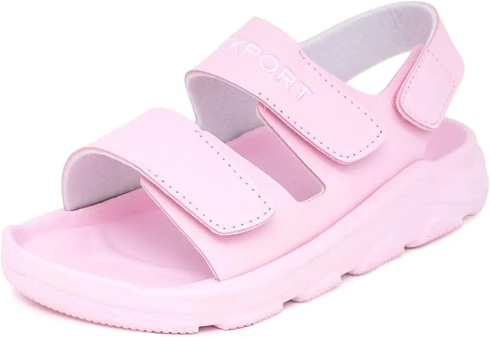 Rockport Kids Sport Sandals with Double Adjustable Straps - Athletic Open-Toe Water Shoes for Boys & Girls (Toddler/Little Kid/Big Kid)