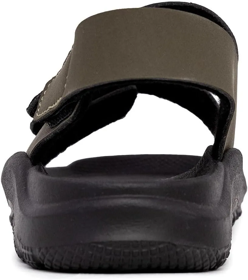 Rockport Kids Sport Sandals with Double Adjustable Straps - Athletic Open-Toe Water Shoes for Boys & Girls (Toddler/Little Kid/Big Kid)