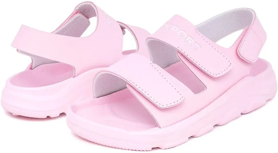Rockport Kids Sport Sandals with Double Adjustable Straps - Athletic Open-Toe Water Shoes for Boys & Girls (Toddler/Little Kid/Big Kid)