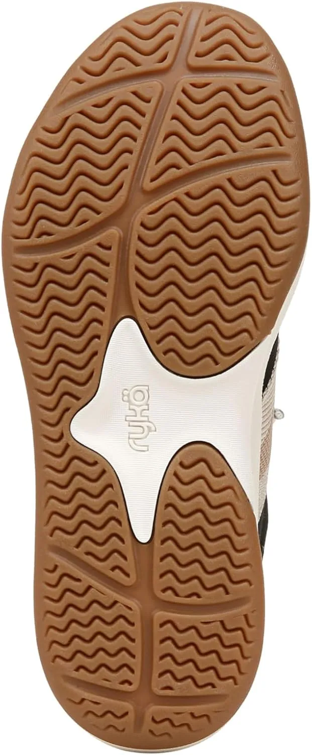 Ryka Womens Carefree Zip Slip On Sneaker