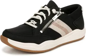 Ryka Womens Carefree Zip Slip On Sneaker