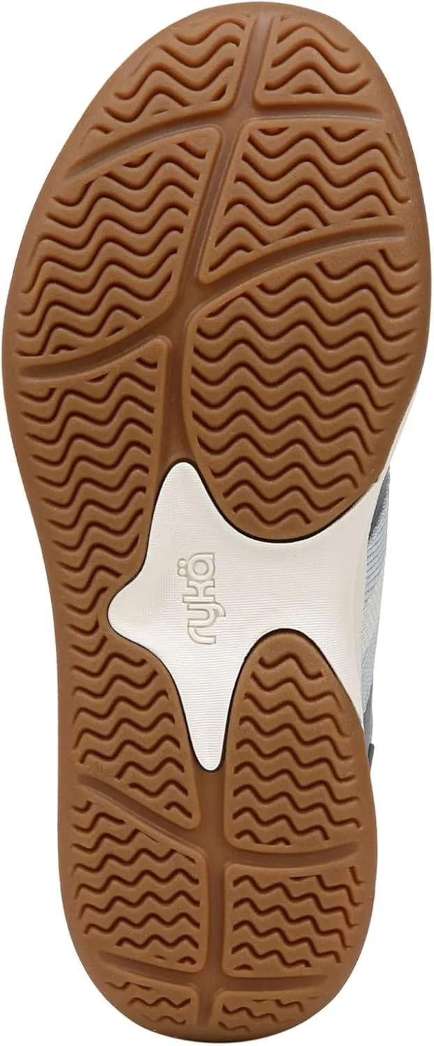 Ryka Womens Carefree Zip Slip On Sneaker