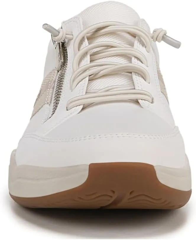 Ryka Womens Carefree Zip Slip On Sneaker