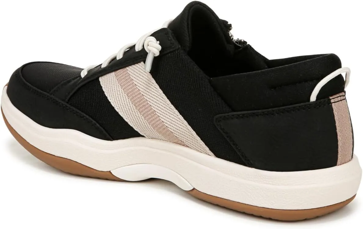 Ryka Womens Carefree Zip Slip On Sneaker