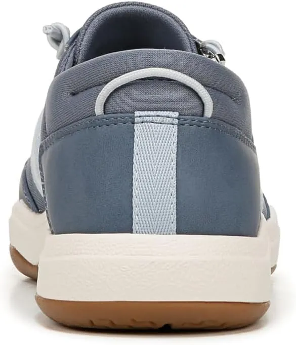 Ryka Womens Carefree Zip Slip On Sneaker