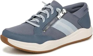 Ryka Womens Carefree Zip Slip On Sneaker