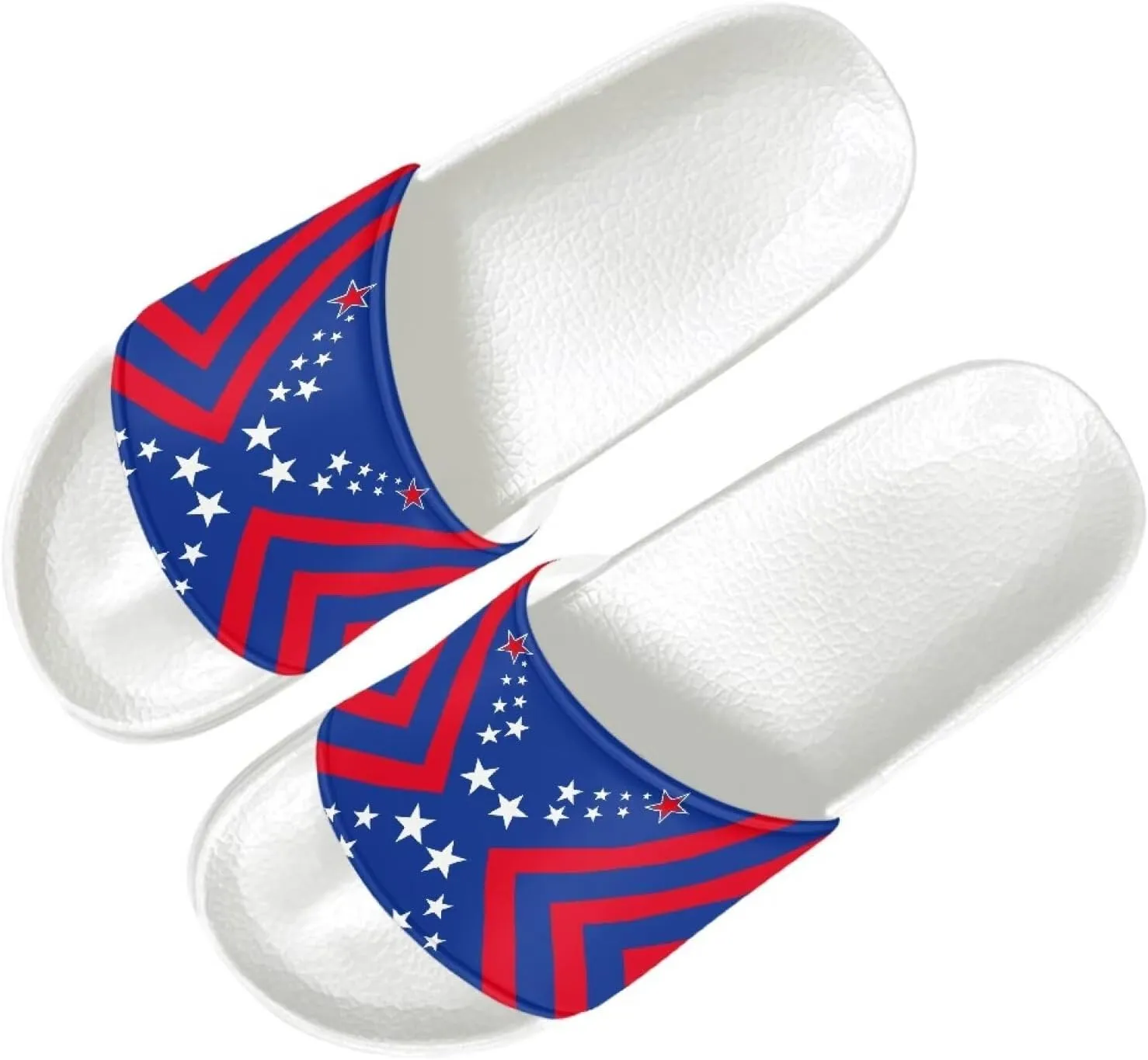 Sandals Slides for Men Non Slip Slippers White Sole Casual Summer Shoes Beach Slides