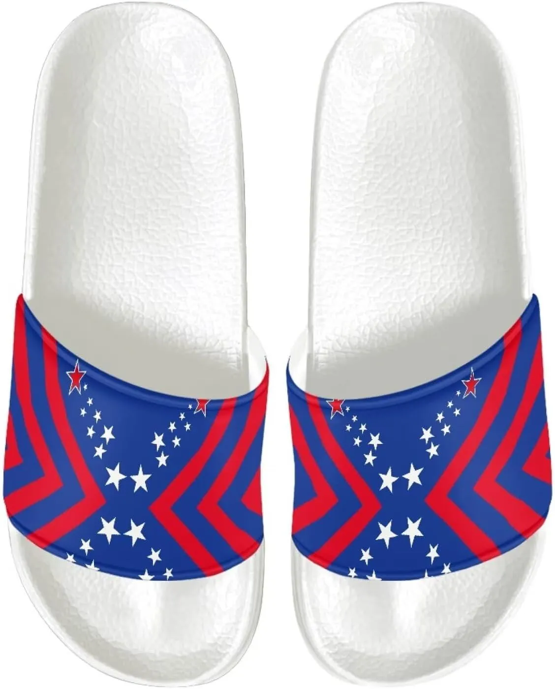 Sandals Slides for Men Non Slip Slippers White Sole Casual Summer Shoes Beach Slides