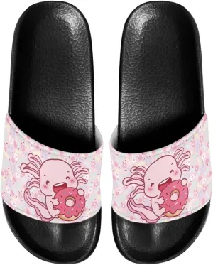 Sandals Slides for Women Non Slip Slippers Lightweight Casual Peep Toe Summer Shoes Beach Slides