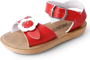 SANDALUP Summer Sandals w Double Buckle for Toddler Girls/Boys