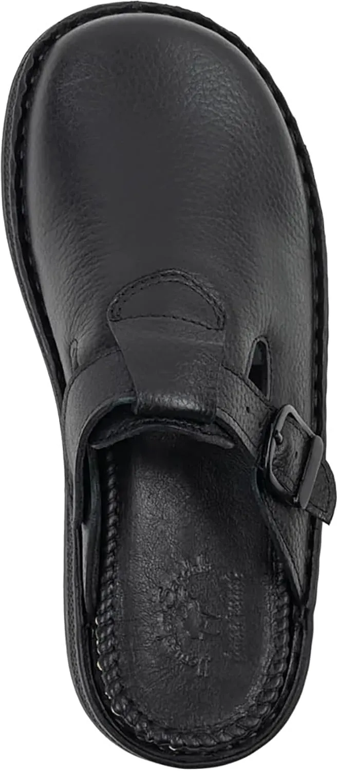 Sawyer - Leather Clog-Toe Sandal - Womens Sandals
