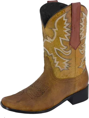 SBGMoSJ Fall Boots 2023 Trendy Black Cowboy Boots Wide Woman Black Western Boots for Woman Black and Brown Ankle Cowboy Boots for Women Women's Mid Calf Boots No Heel