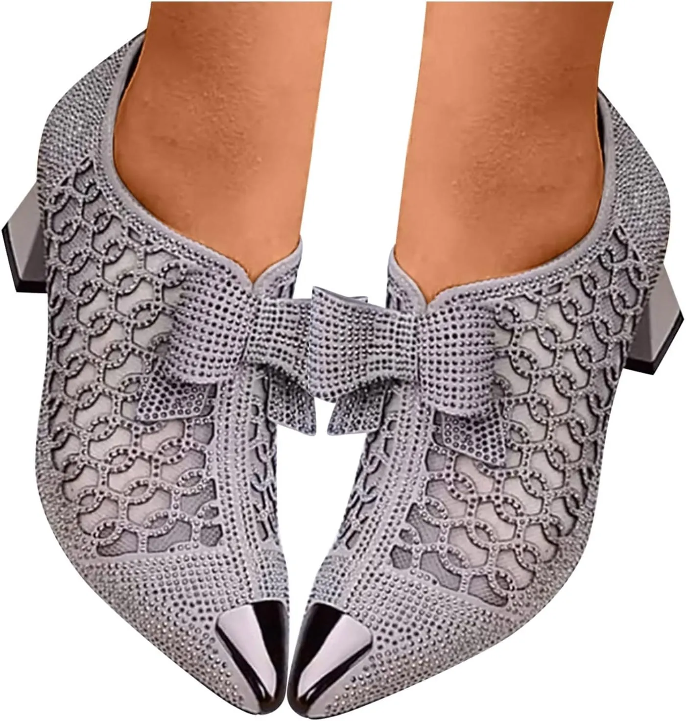SBGMoSJ Women's Ankle Boots & Booties 7.5 Wide Blue Ankle Booties for Women Dressy V Cutout Ankle Boots for Women Beige Booties for Women Chunky Heel Red Cowboy Booties Women Ankle Boots
